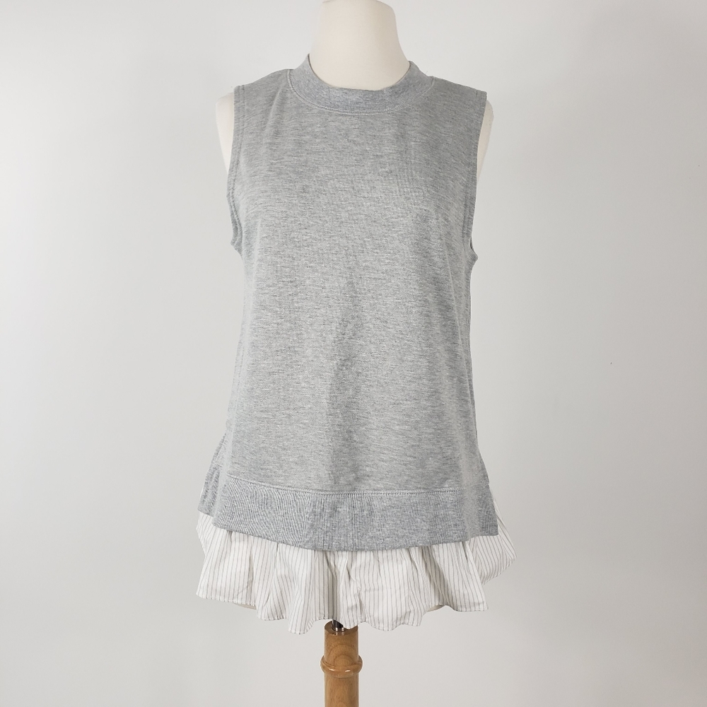 All at Once Sleeveless Sweatshirt Top